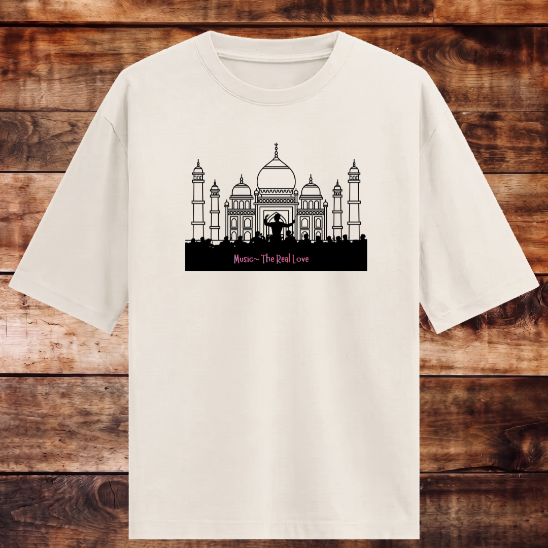 Music The Real Love  Oversized Tshirt