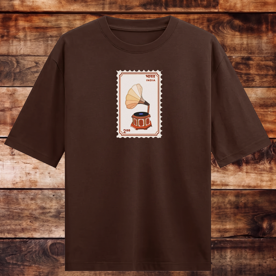 Timeless Gramophone Oversized T-shirt