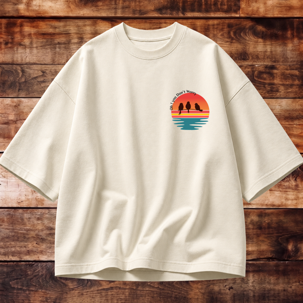 3 Little birds Oversized T-shirt