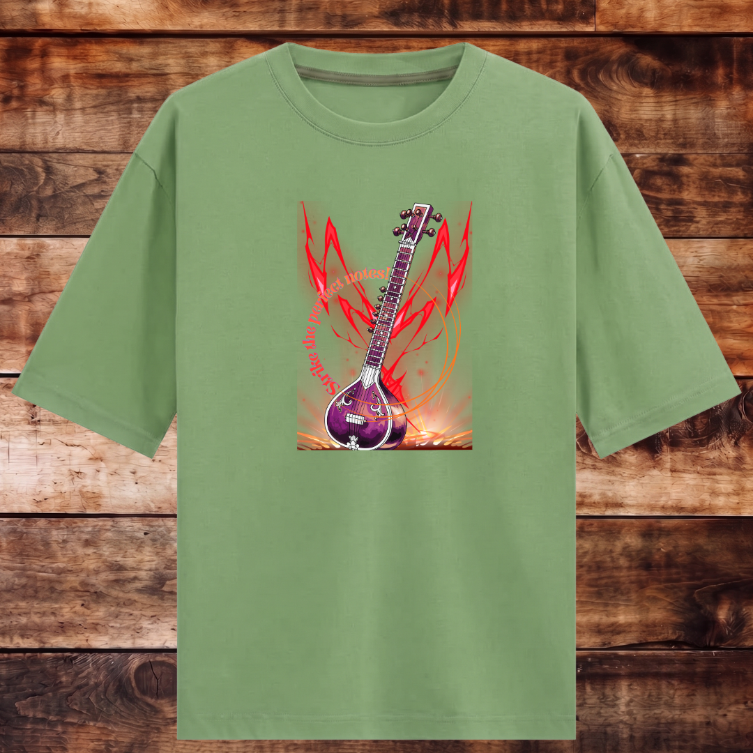 Strike the Perfect Notes Oversized T-shirt