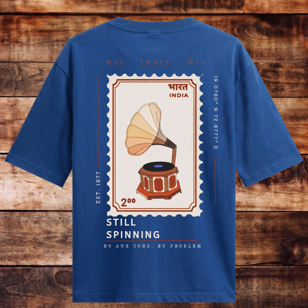 Timeless Gramophone Oversized T-shirt