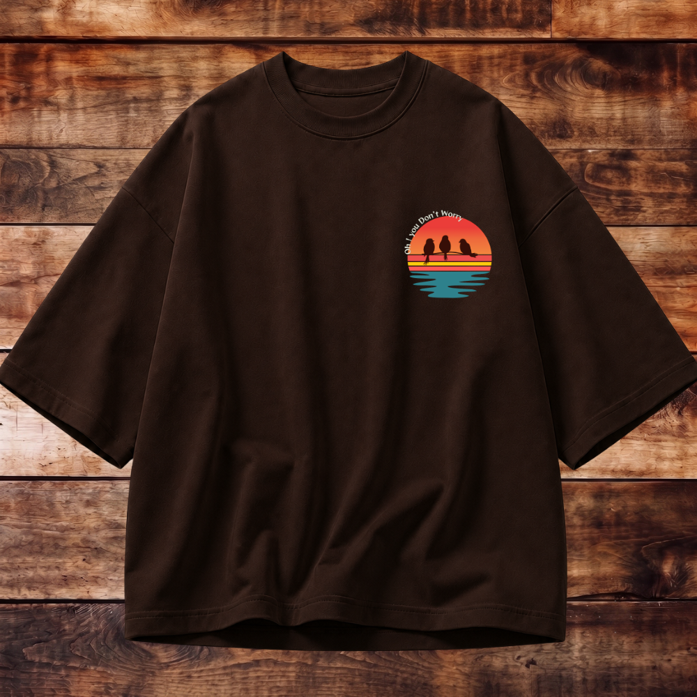3 Little birds Oversized T-shirt