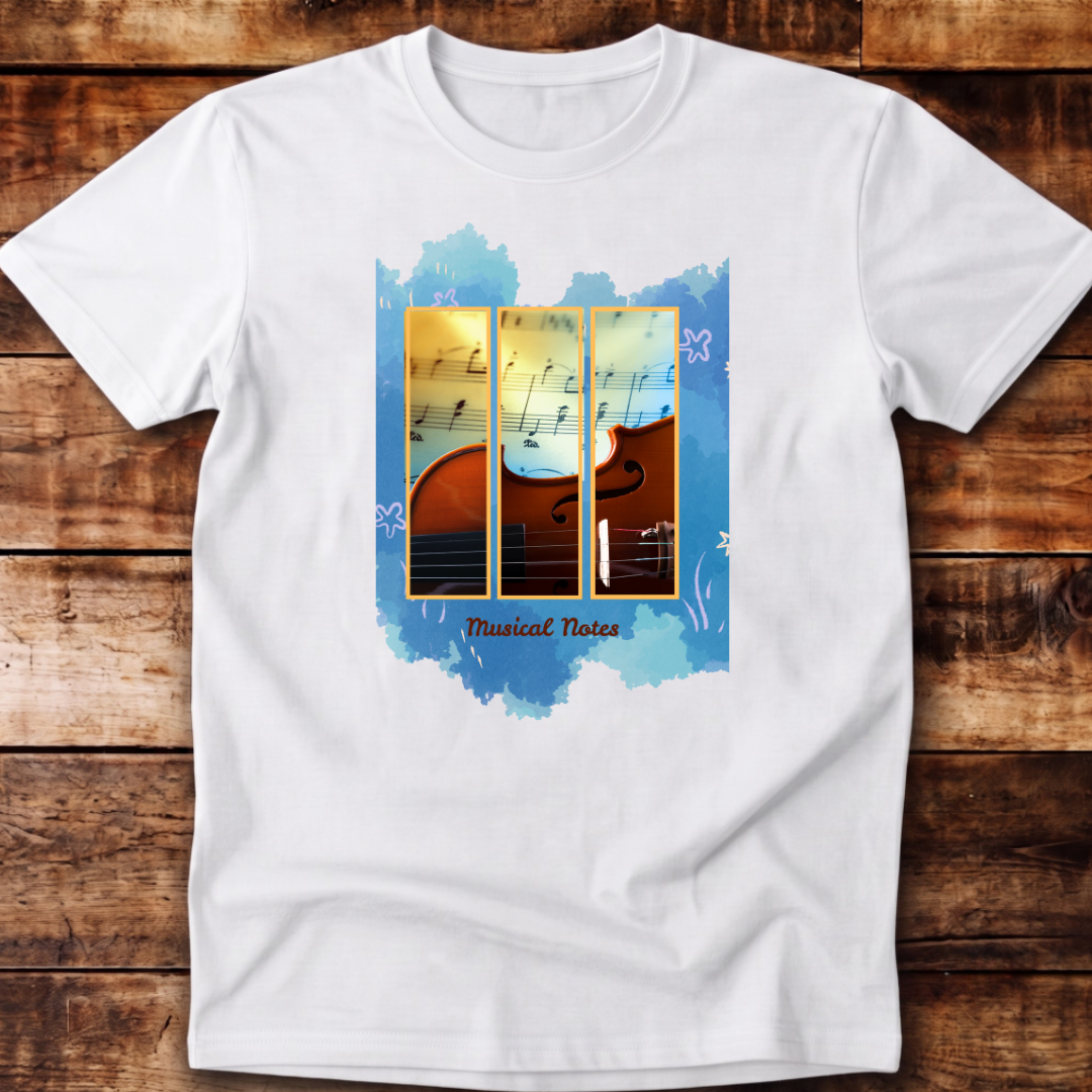Musical Notes Relaxed Fit Unisex T-shirt