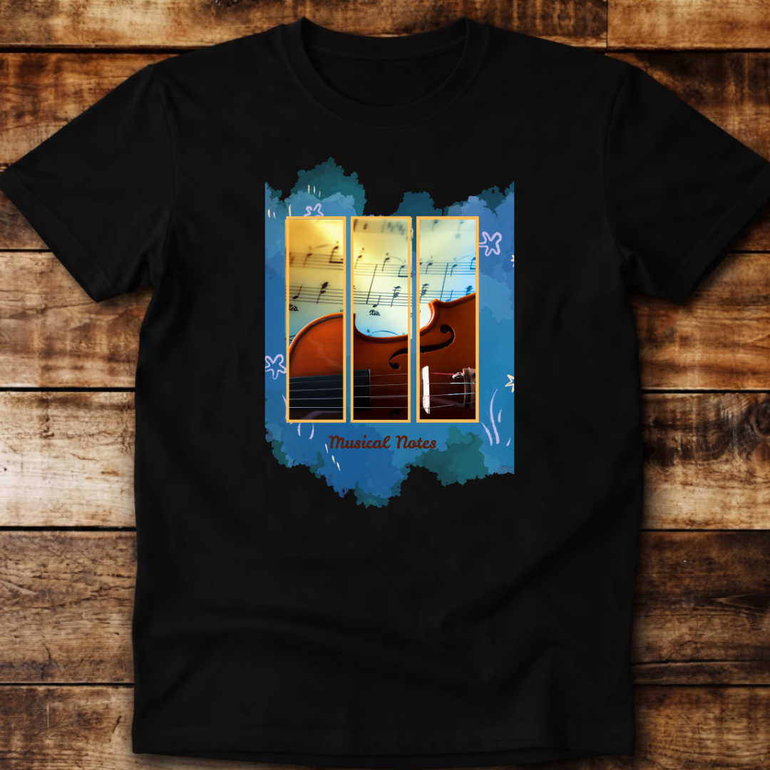 Musical Notes Relaxed Fit Unisex T-shirt