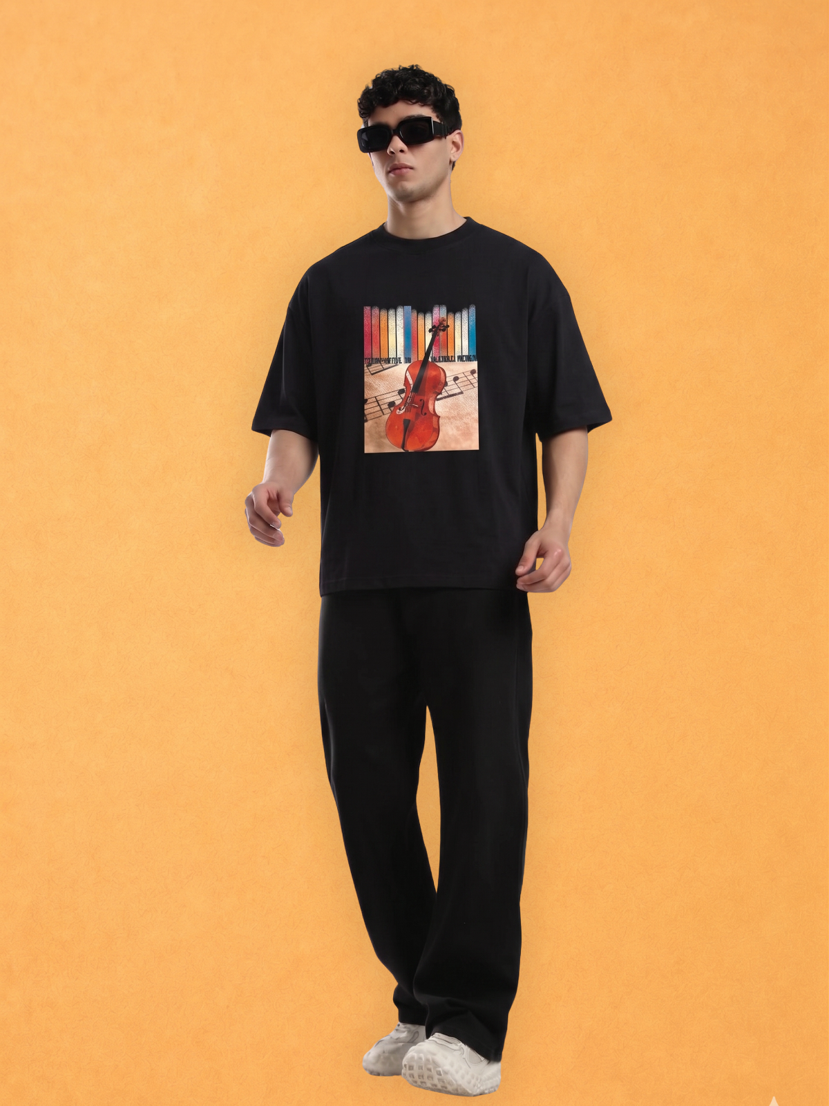 Transported to Musical World Oversized T-shirt