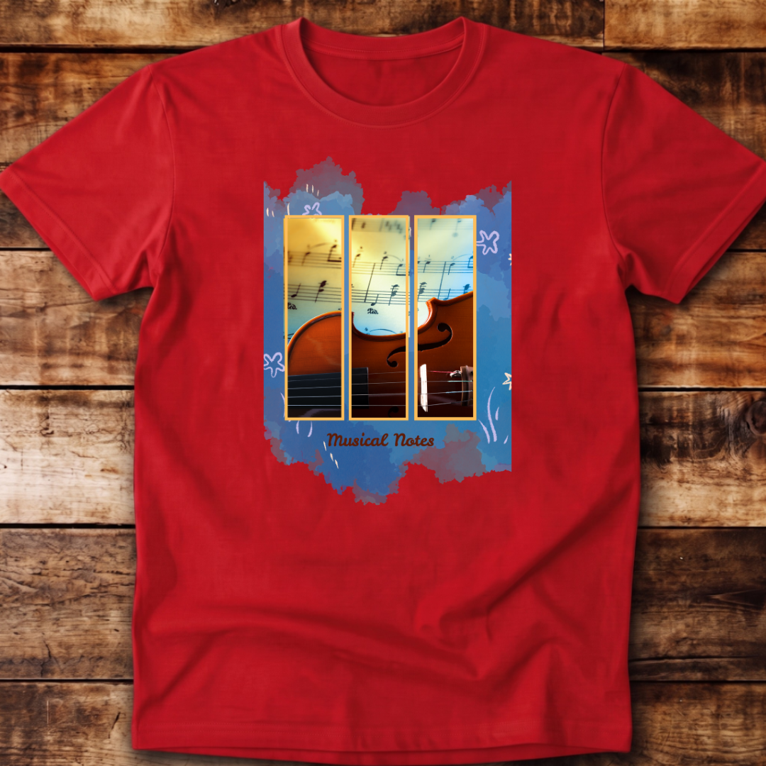 Musical Notes Relaxed Fit Unisex T-shirt