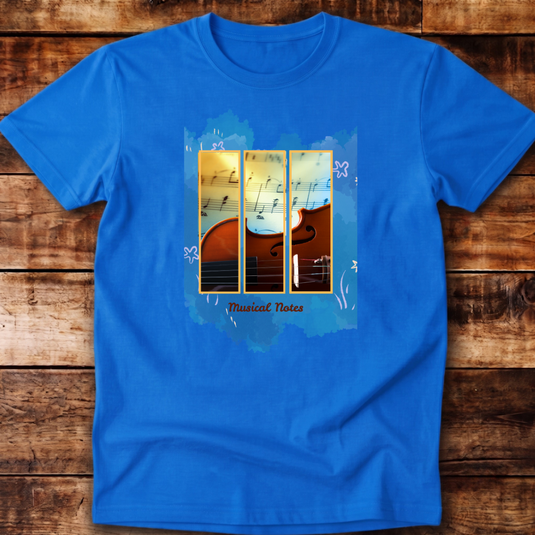 Musical Notes Relaxed Fit Unisex T-shirt