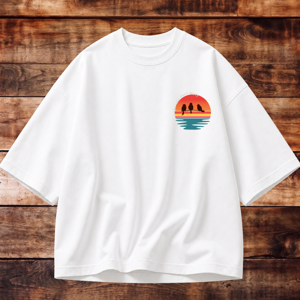 3 Little birds Oversized T-shirt