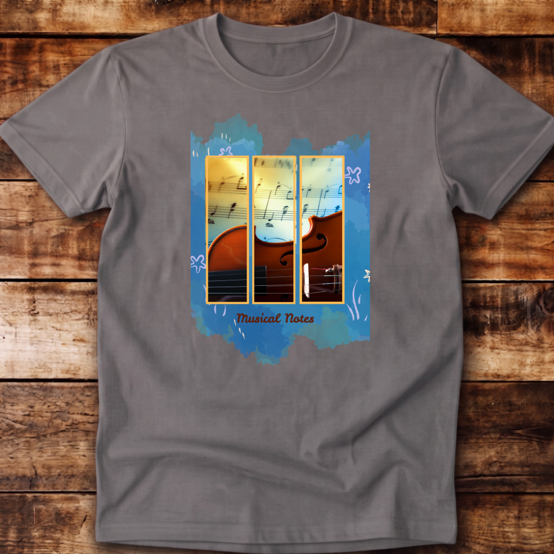 Musical Notes Relaxed Fit Unisex T-shirt