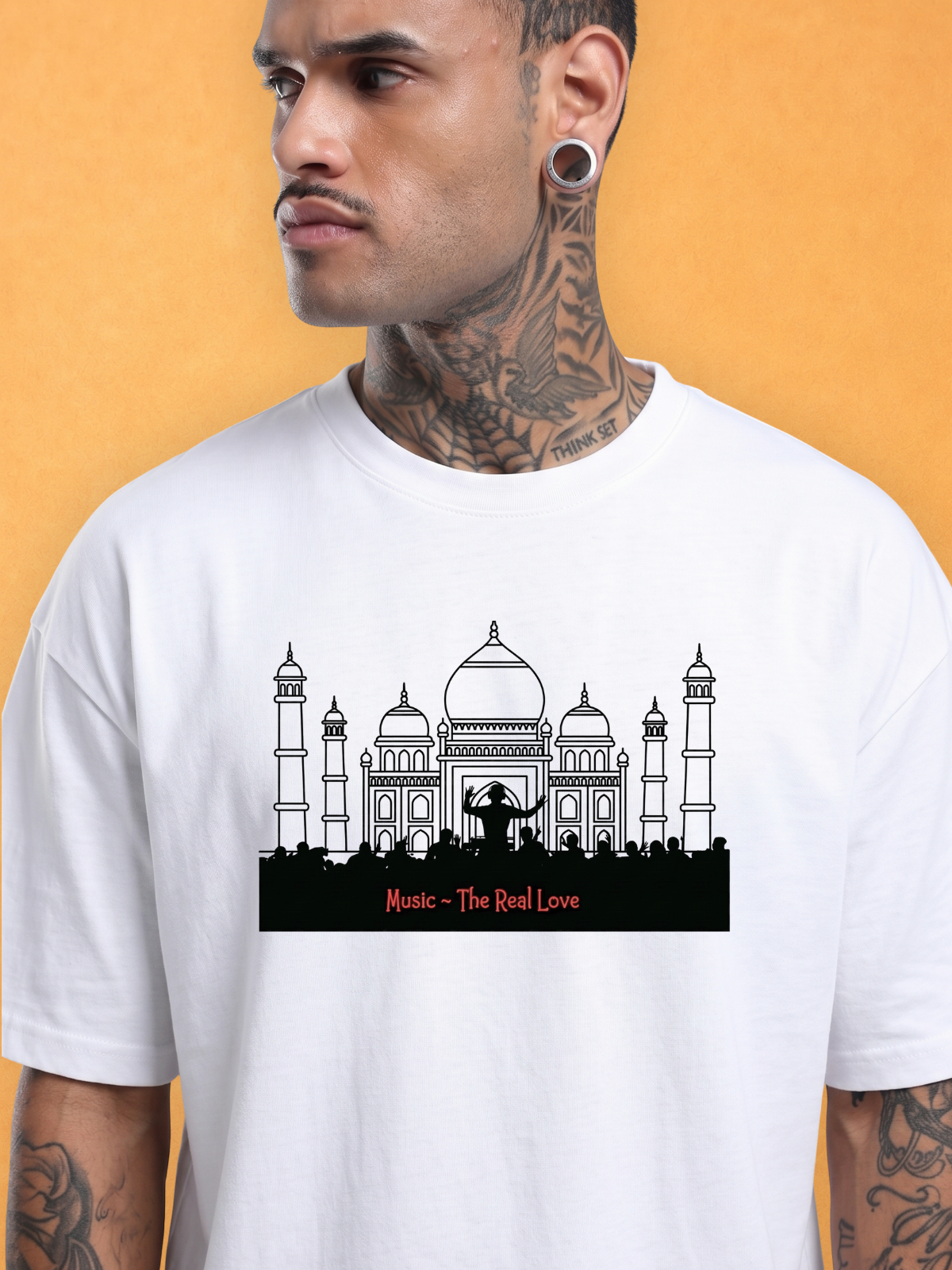 Music- The Real Love  Oversized Tshirt