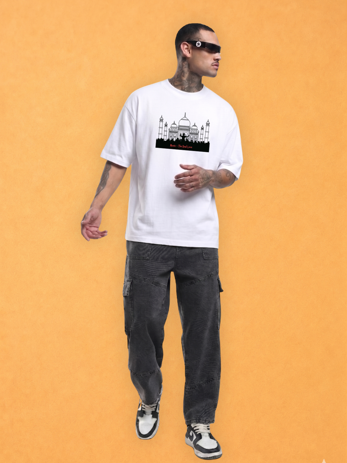 Music- The Real Love  Oversized Tshirt