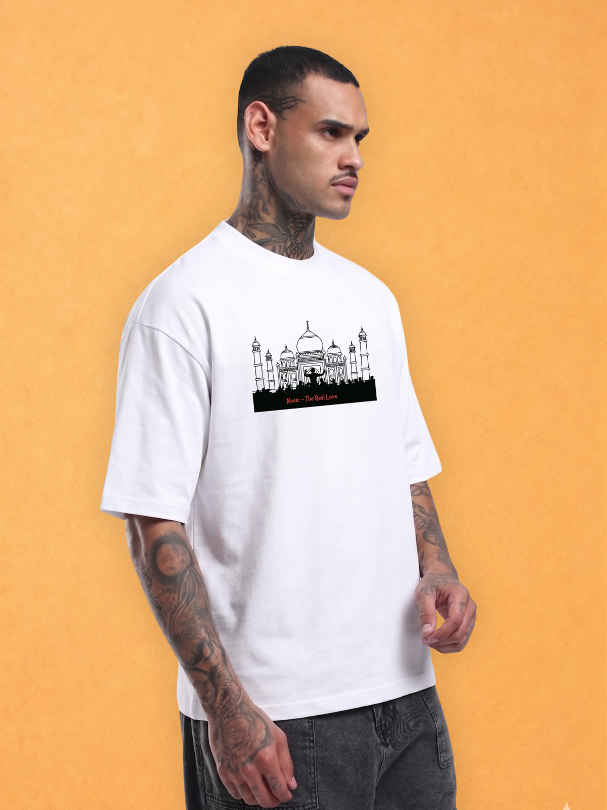 Music- The Real Love  Oversized Tshirt