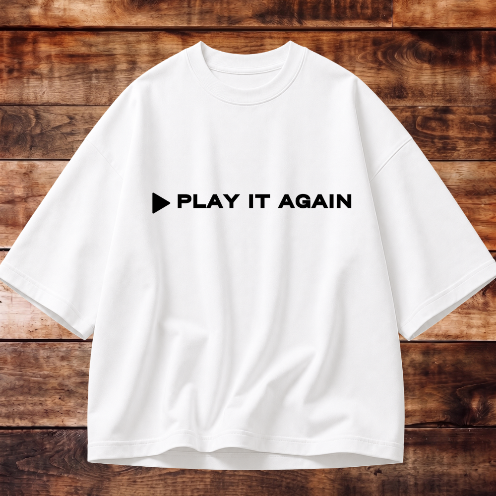 Play It Again Oversized T-shirt