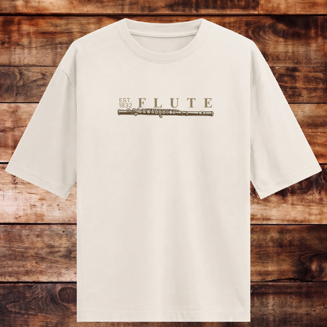 Vintage Flute Oversized T-shirt