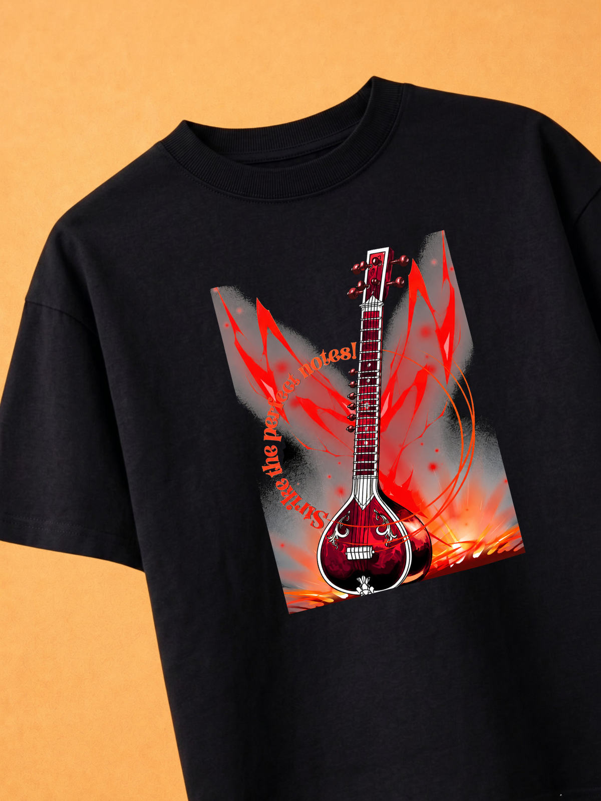 Strike the Perfect Notes Oversized T-shirt