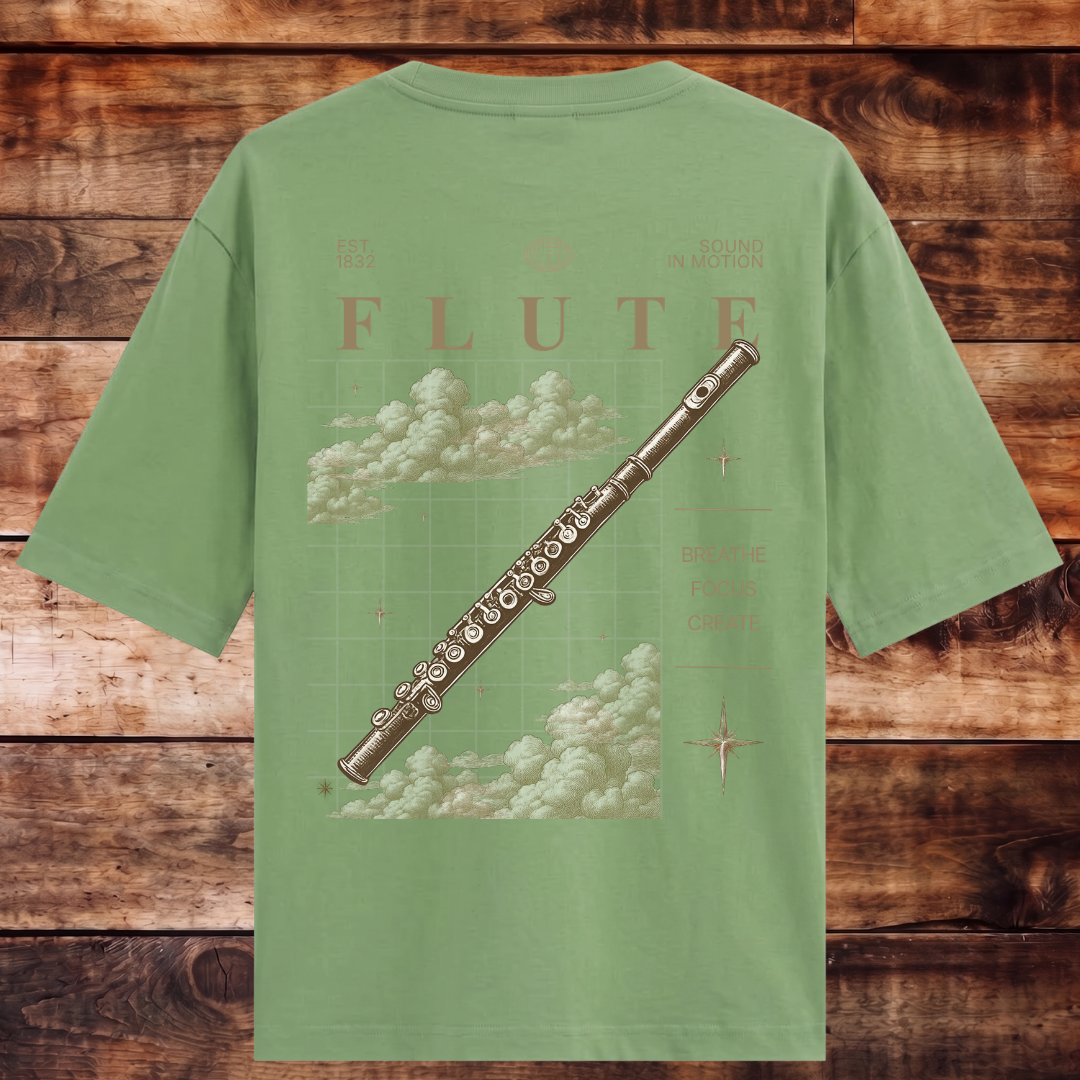 Vintage Flute Oversized T-shirt