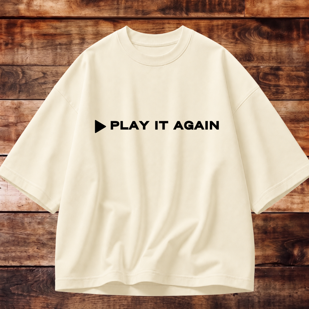Play It Again Oversized T-shirt