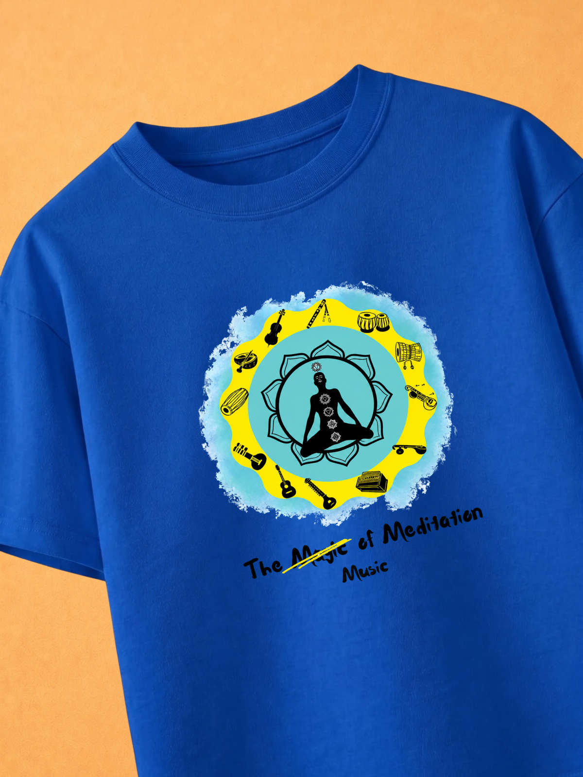 Meditate with Music  Oversized Tshirt