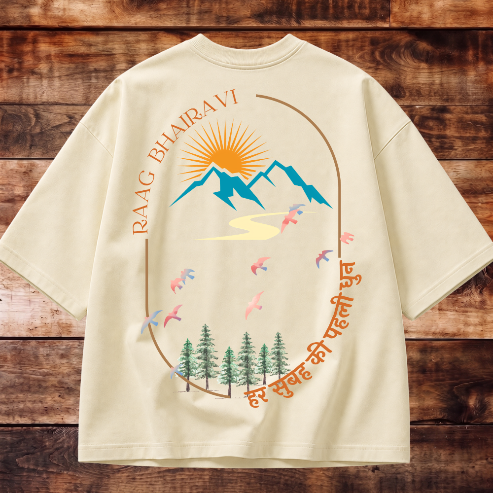 Raag Bhairavi Oversized Tee