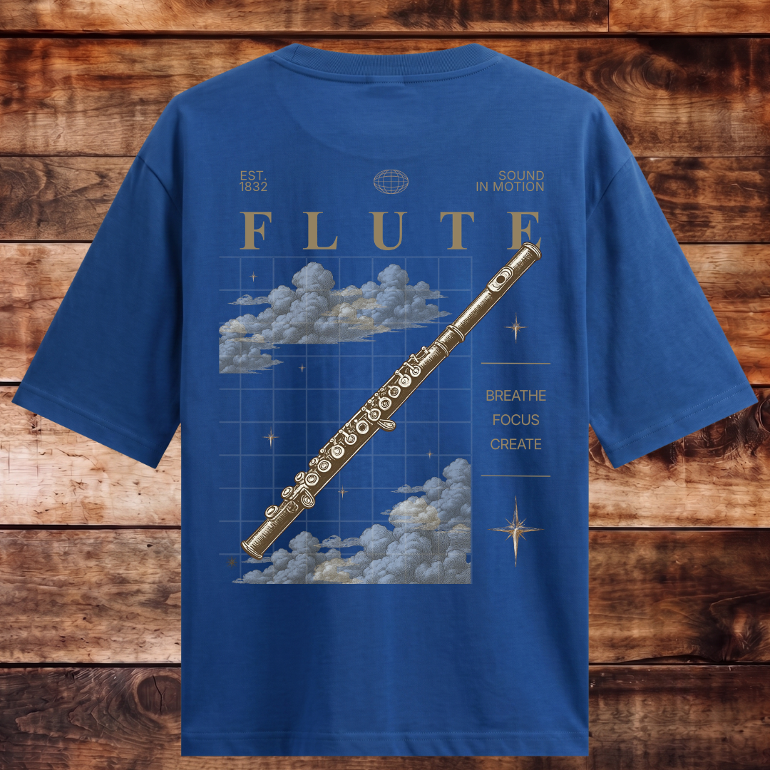 Vintage Flute Oversized T-shirt