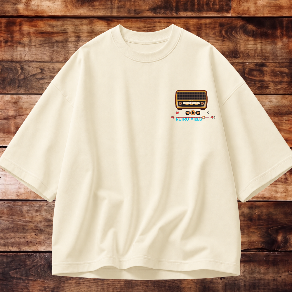Tune In Oversized Tee
