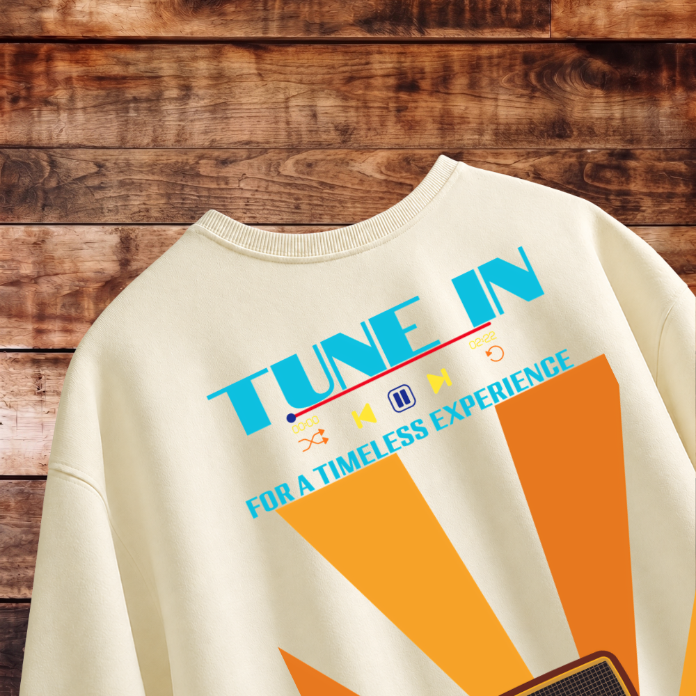 Tune In Oversized Tee