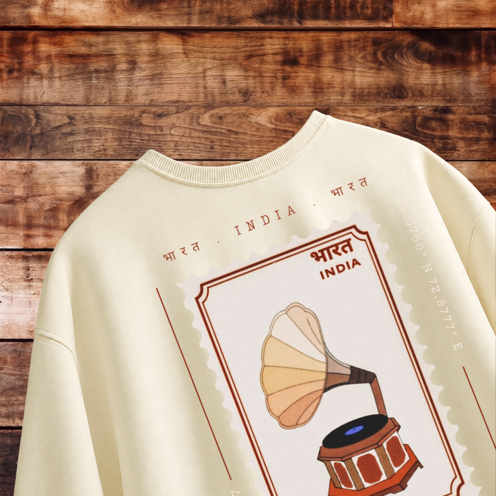 Timeless Gramophone Oversized T-shirt