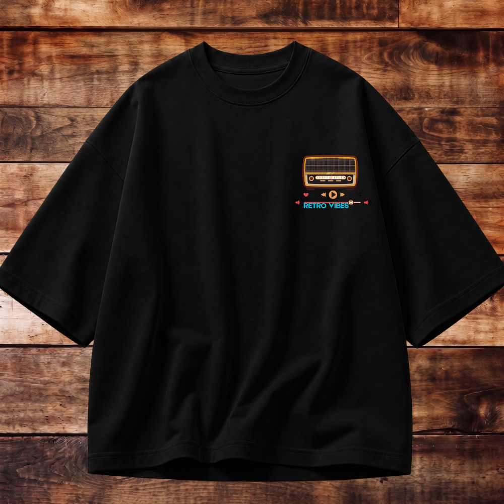 Tune In Oversized Tee
