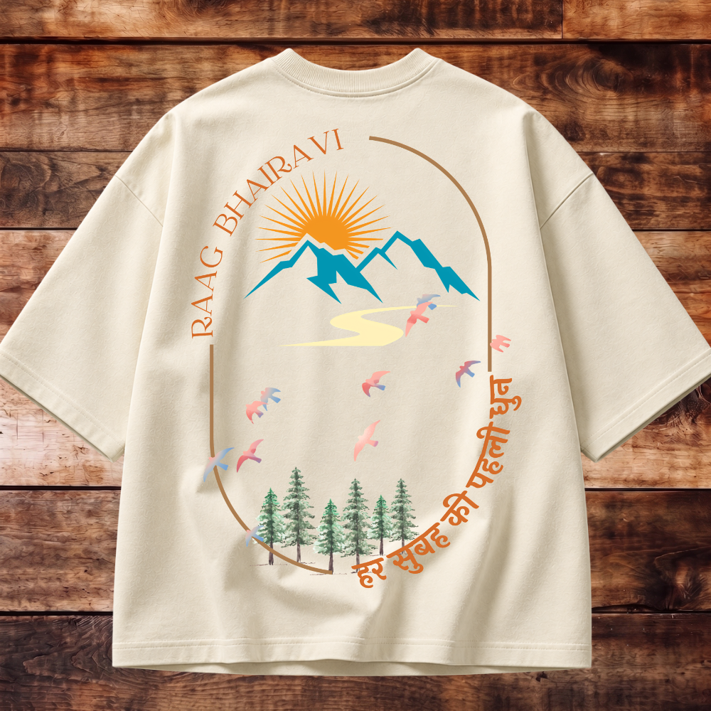 Raag Bhairavi Oversized Tee