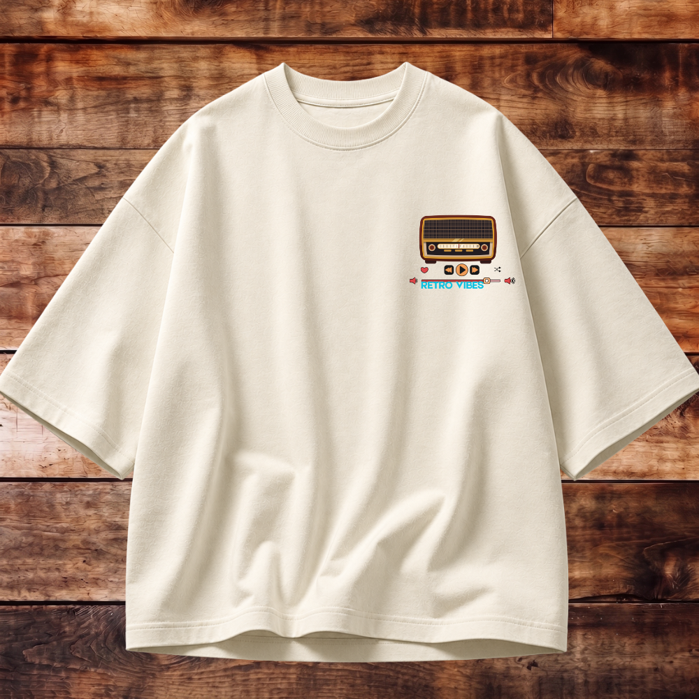 Tune In Oversized Tee