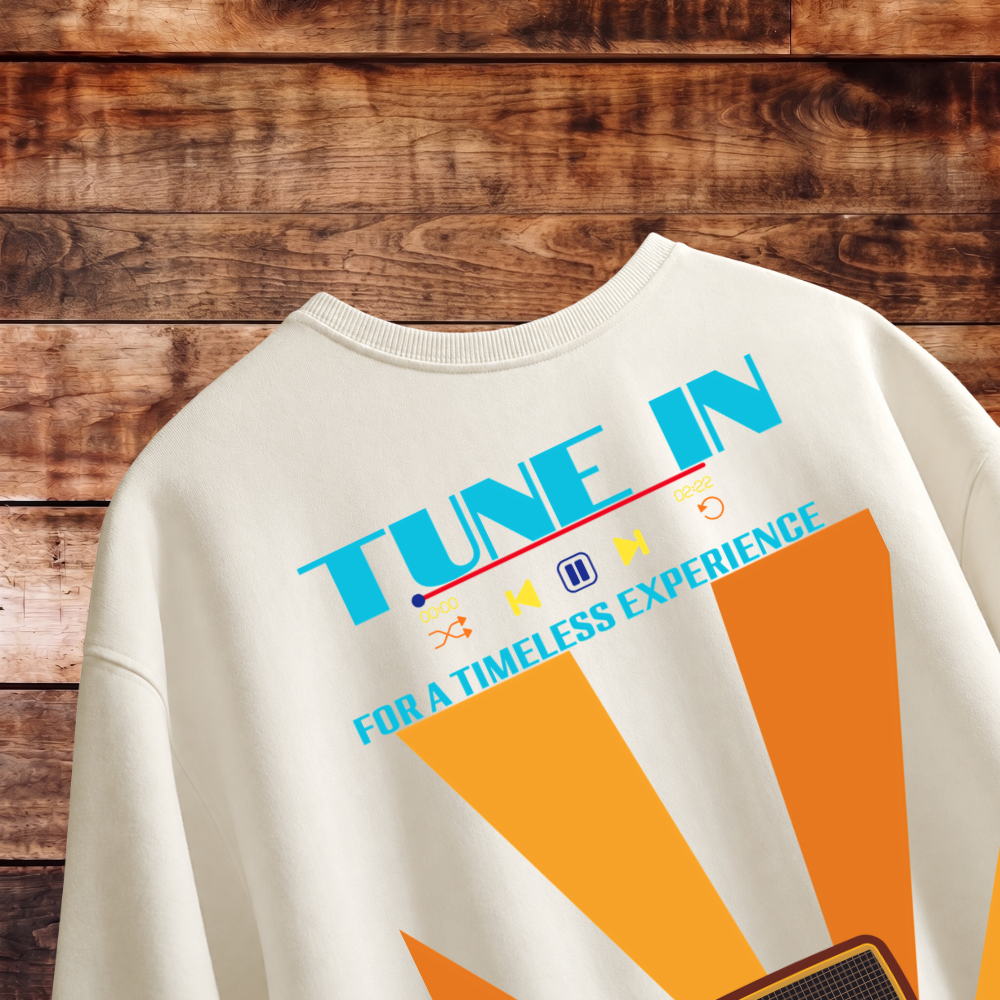 Tune In Oversized Tee