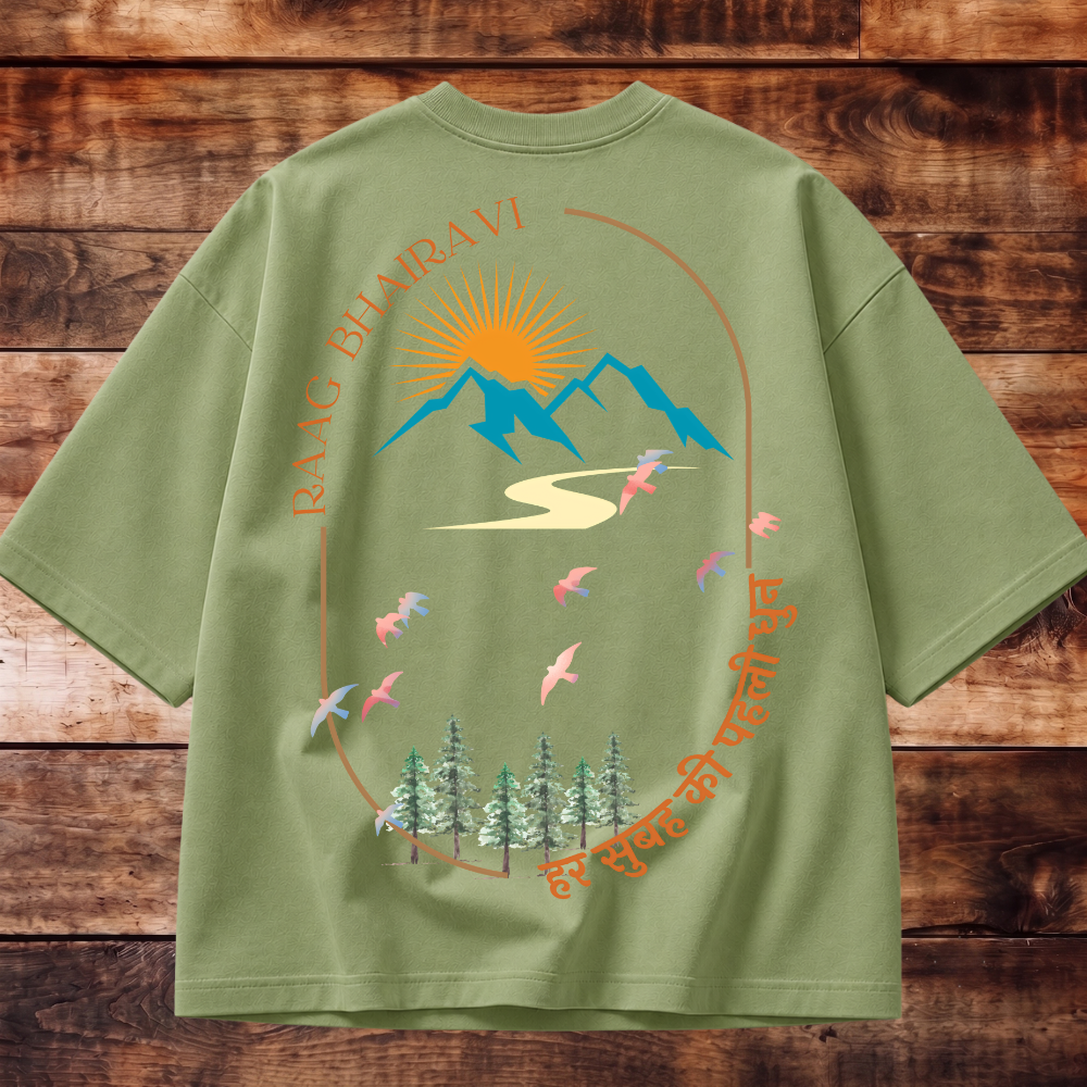 Raag Bhairavi Oversized Tee