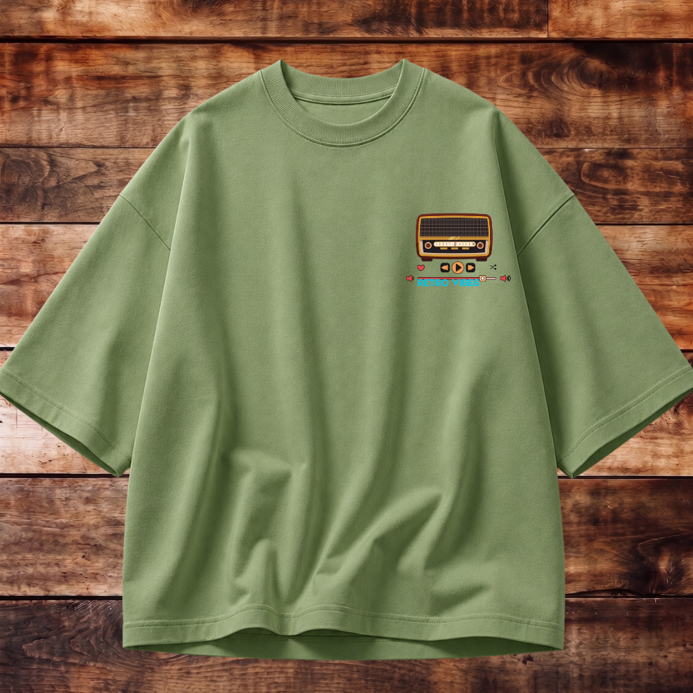 Tune In Oversized Tee