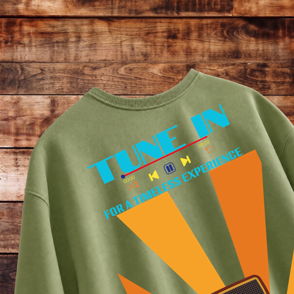 Tune In Oversized Tee