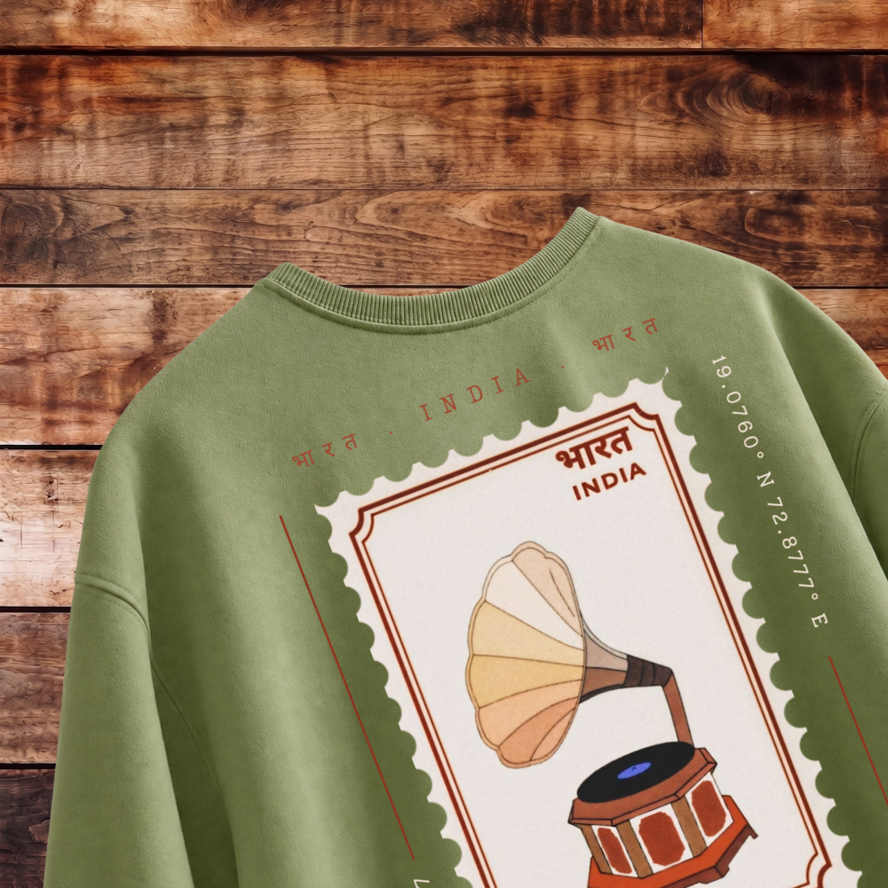 Timeless Gramophone Oversized T-shirt