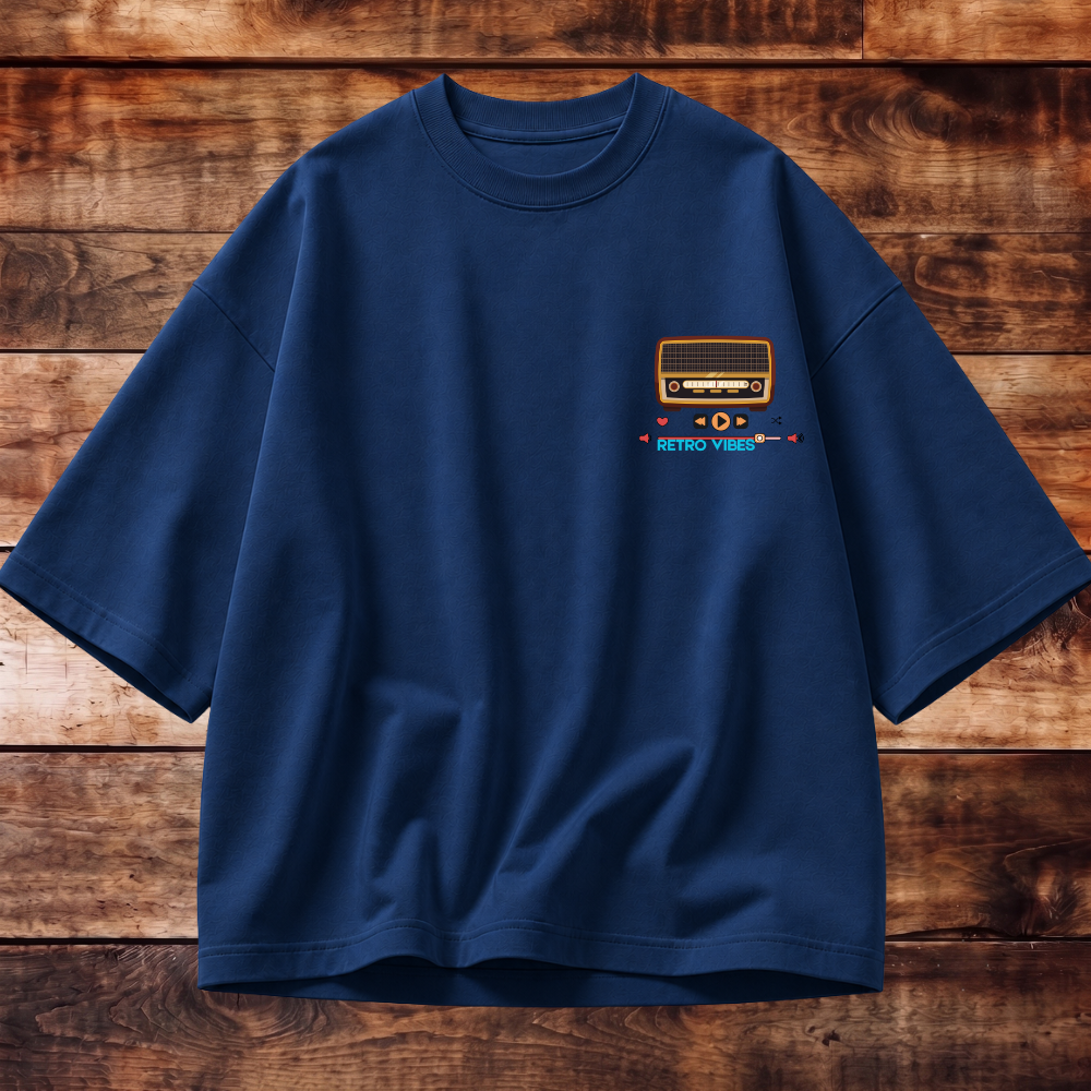 Tune In Oversized Tee