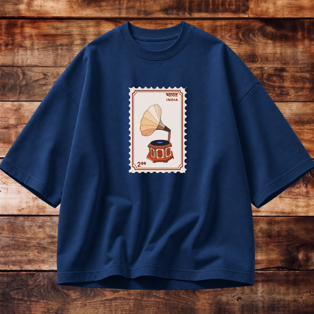 Timeless Gramophone Oversized T-shirt