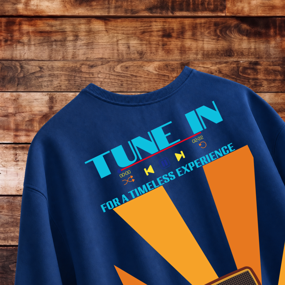 Tune In Oversized Tee