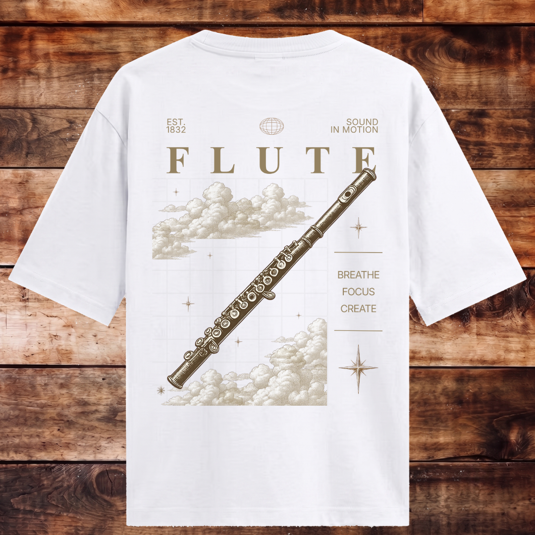 Vintage Flute Oversized T-shirt