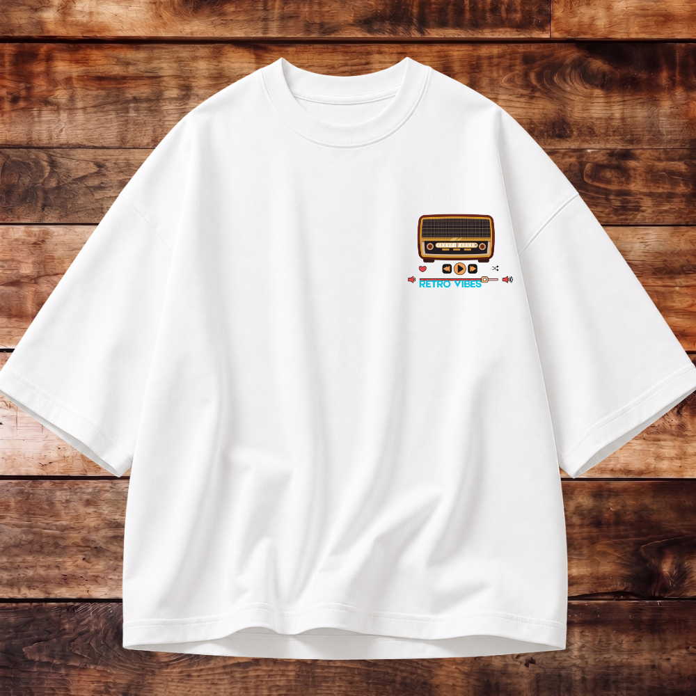 Tune In Oversized Tee
