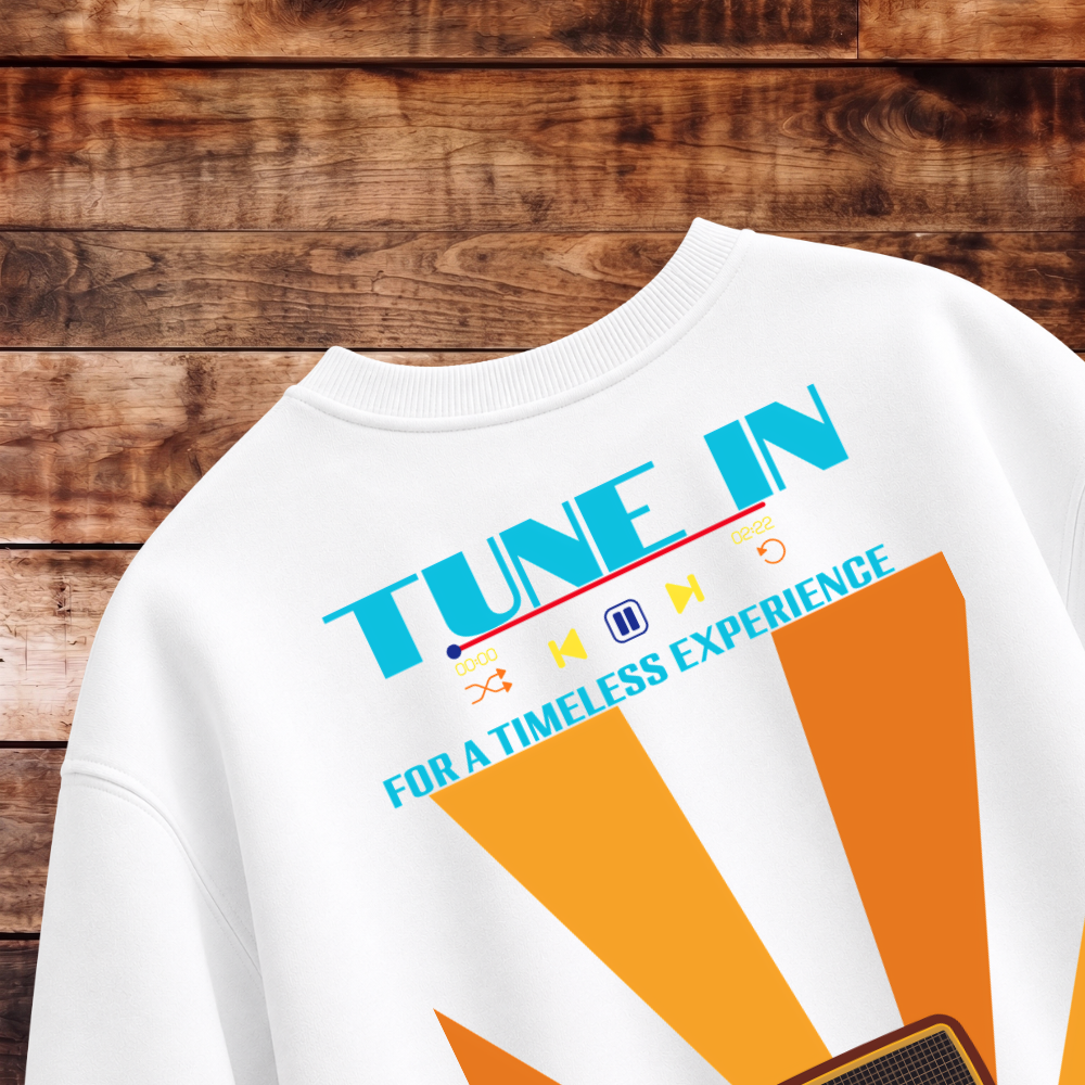 Tune In Oversized Tee