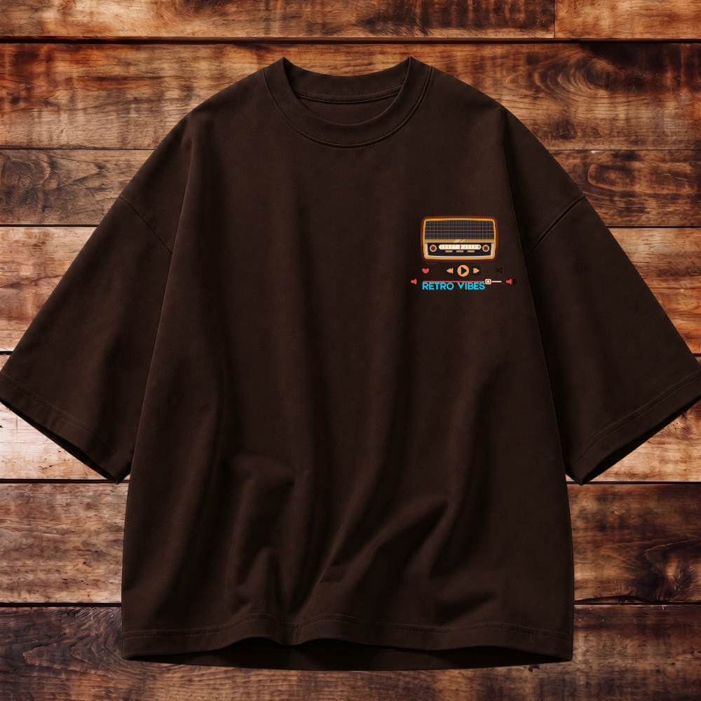 Tune In Oversized Tee