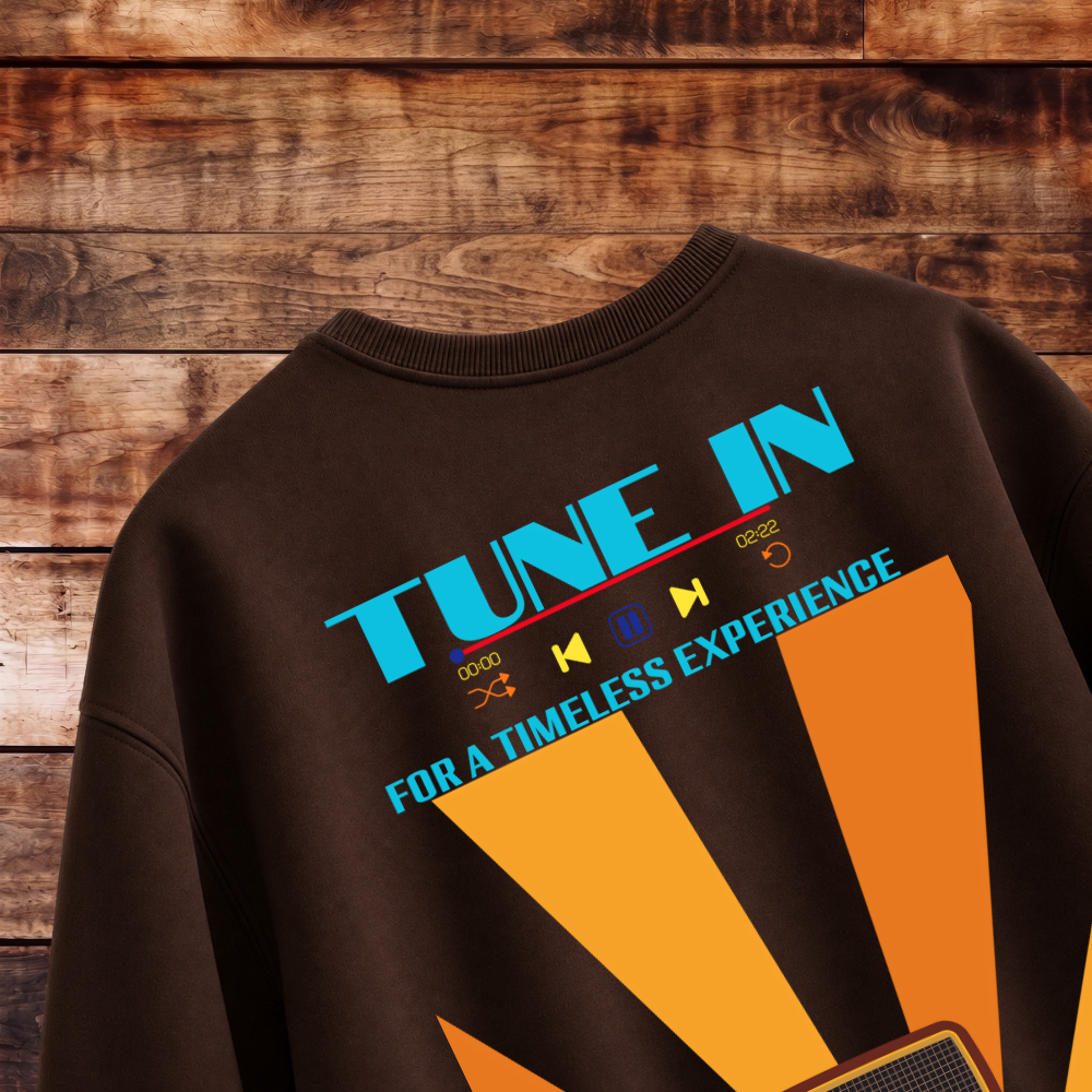 Tune In Oversized Tee