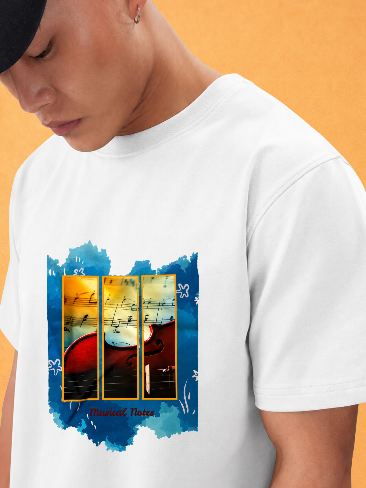 Musical Notes Regular Fit T-shirt