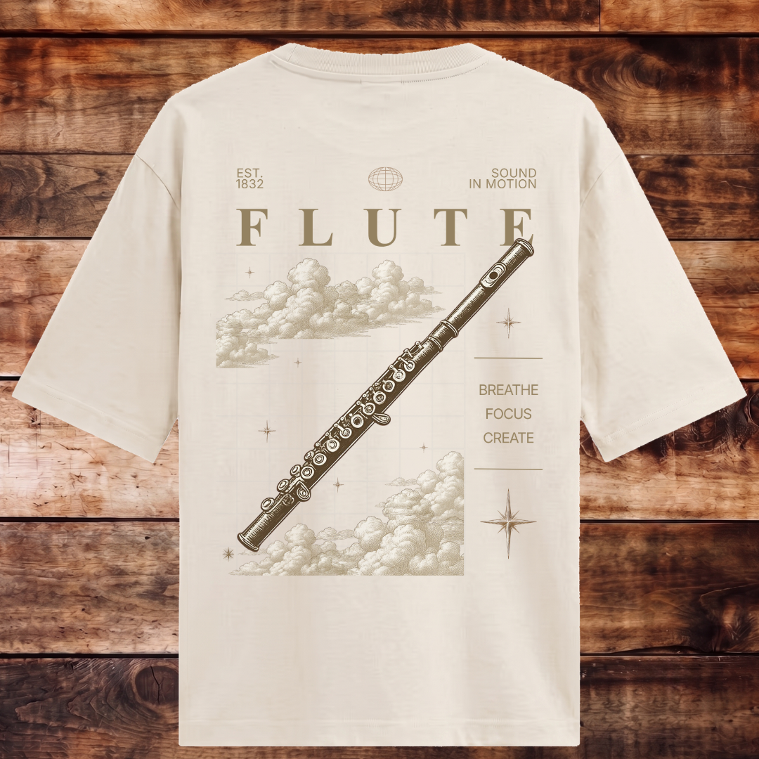 Vintage Flute Oversized T-shirt
