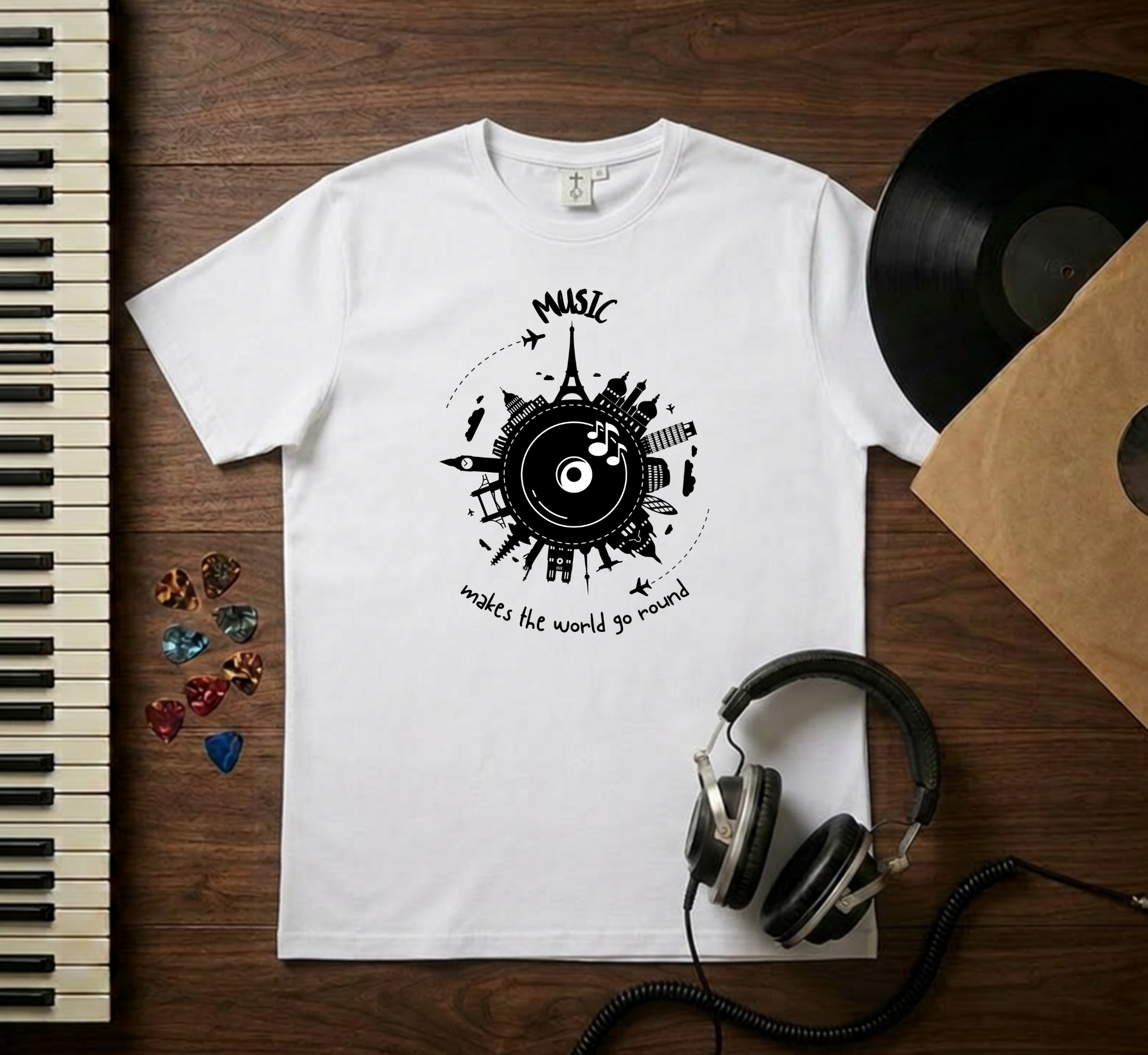 World Go Round Relaxed Fit Unisex T-shirt