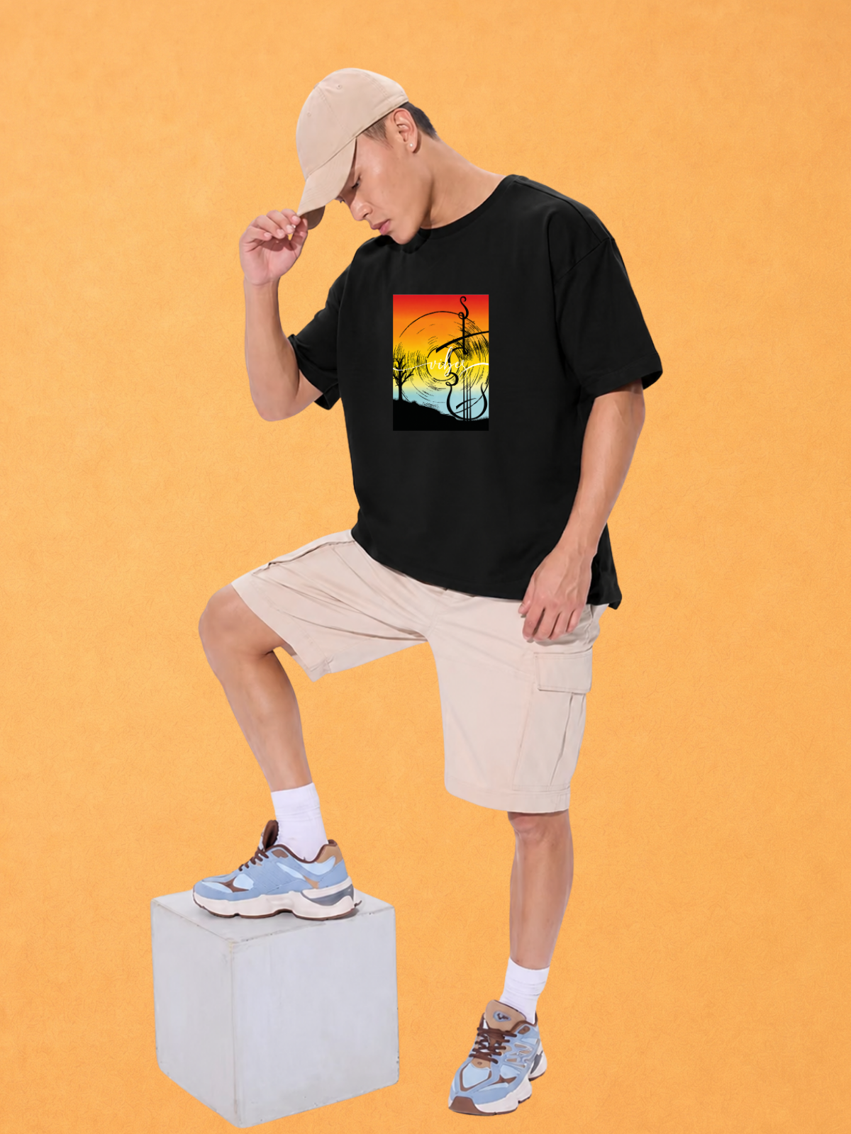 Feel the Vibe Oversized T-shirt