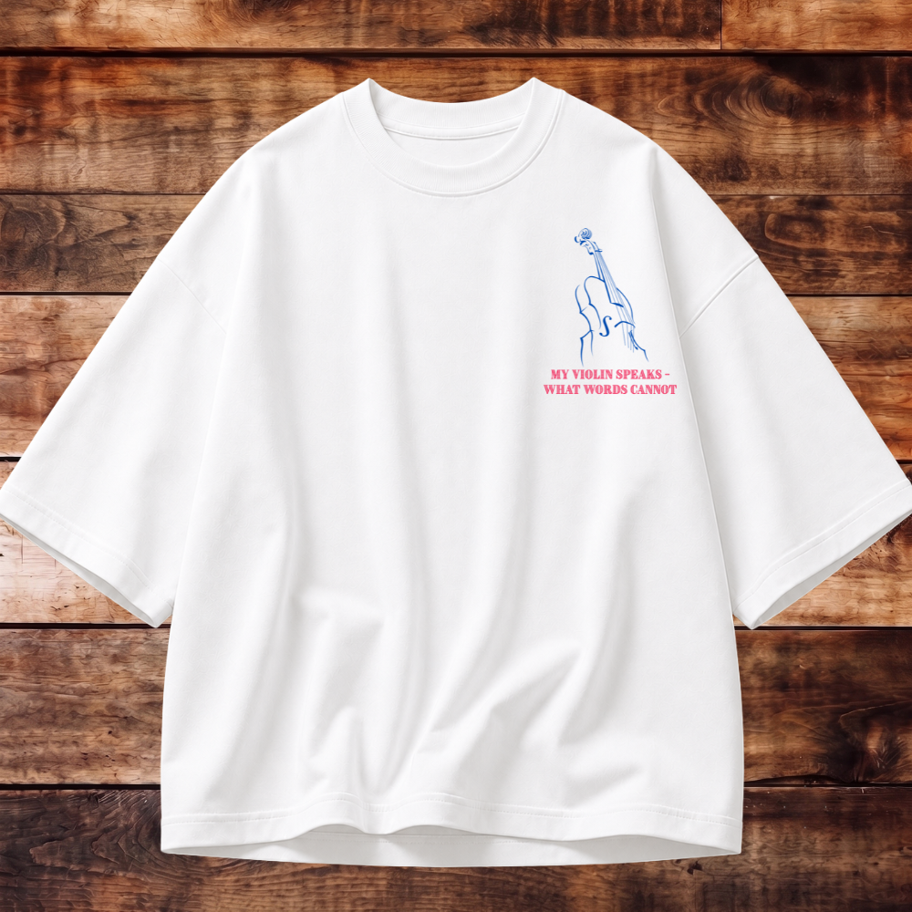 Four Strings Oversized Tee