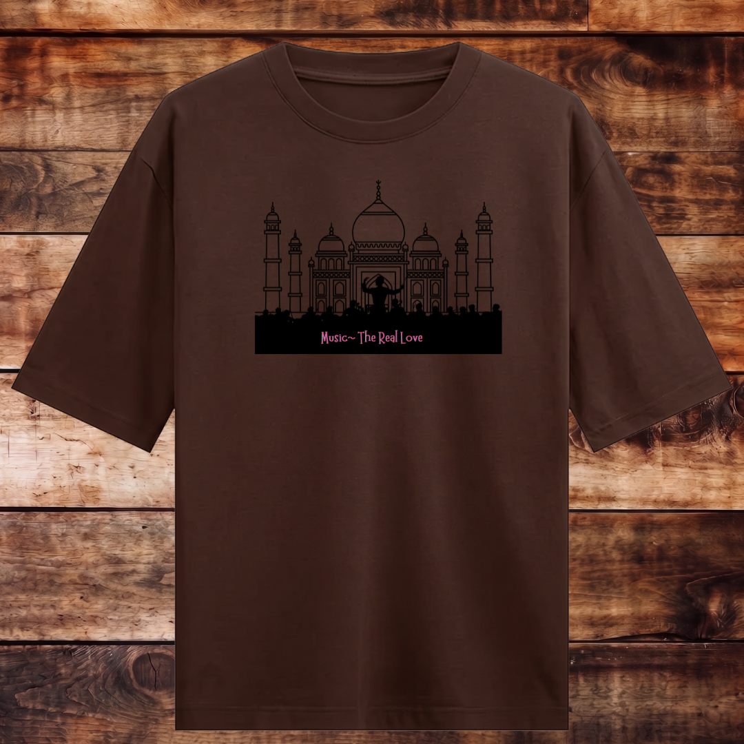 Music The Real Love  Oversized Tshirt