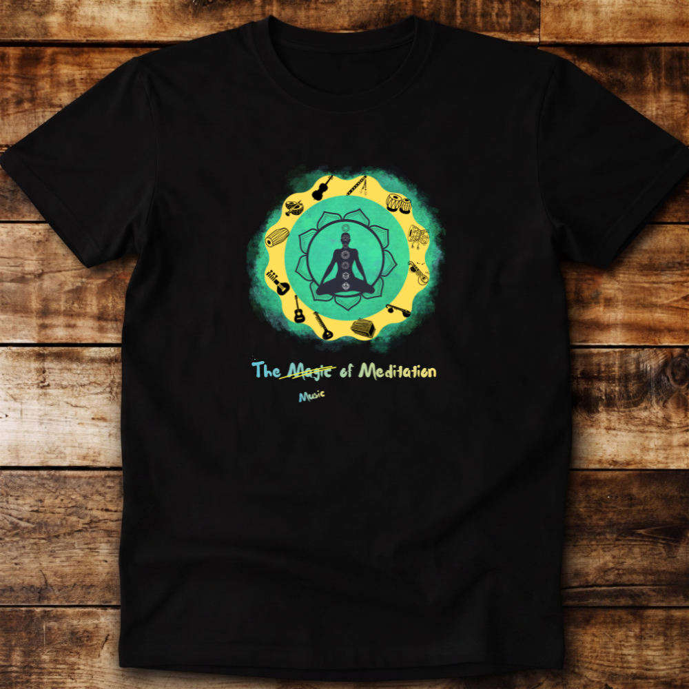 Meditate with Music Relaxed Fit Unisex T-shirt